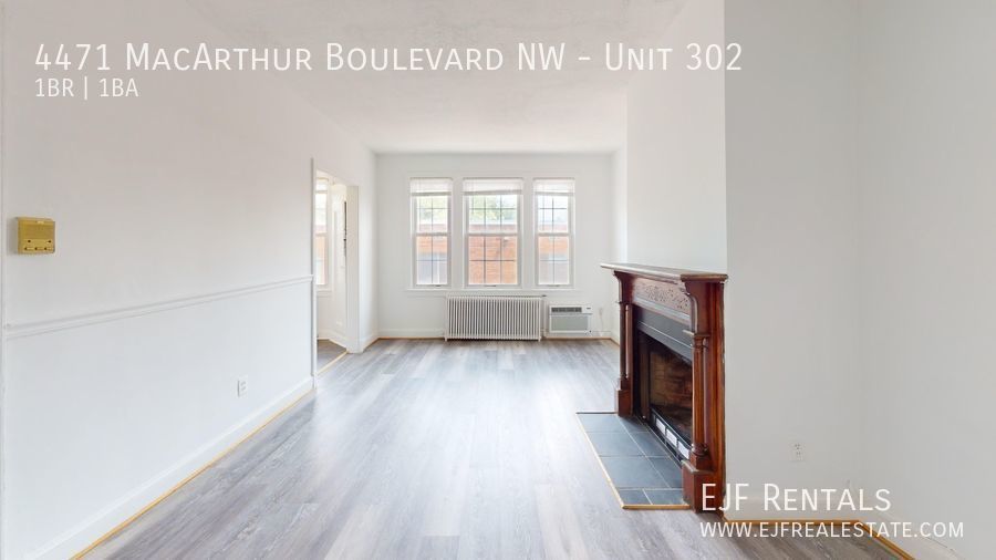 Top Floor Recently Updated MacArthur Blvd One Bedroom W/Parking Included property image